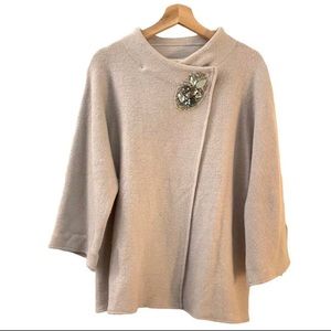 Women’s JM Collection Winter Beige Cardigan Sweater